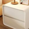 CraftThink Nightstand, Modern Creative Bedside Cabinet Wood Nightstand Storage Bedside Cabinet for Living Room Bedroom - Grey 1 Piece 19.5" L x 16" W x 18" H view 3