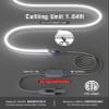 Shine Decor LED Neon Rope Lights AC 120V, Expandable & Cuttable 120LEDs/M Bright Strip Lighting, ETL Cold-Resistant & IP65 Waterproof for Indoor Outdoor, 8x16mm, 6300K Cool White, 98.4ft view 3