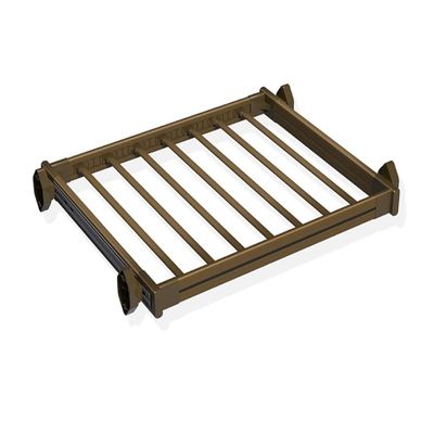 Pull Out Trousers Rack Pull Out Trousers Rack Pants Organizers Trousers Rack Space Saving for Cloakroom Wardrobe Bedroom, Wardrobe Organizer Racks for Clothes Trousers Scarves Ties (Color : Gold, Si