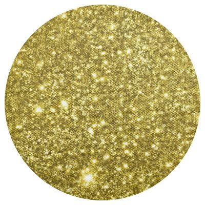 Kcldeci Placemats for Dining Table Set of 4 Golden Glittering Round Place mats Tablemats for Kitchen Dining Table Decoration Indoor Outdoor