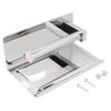 Restokki Stainless Steel Paper Towel Holder Sturdy and Durable, Paper Towel Storage Rack Phone Holder view 1