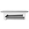 Restokki Stainless Steel Paper Towel Holder Sturdy and Durable, Paper Towel Storage Rack Phone Holder view 2