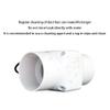 BAZIGA Quiet 2 Inline Duct Fan Mini Ventilator Fan 22 CFM White Round Exhaust Fan with 20CM Steel Pipe for Grow Tent, Basements, Bathrooms and Kitchens (6w Adjustable Speed) view 3