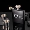 Custom Mens Hip Flask With Hip Flask Funnel, Engraved Black Stainless Steel Hip Flask, Wedding Gift For Groomsman/Best Man Father, Father's Day Birthday Gift view 3