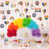 35 Pcs Gay Pride Decorations Hanging Swirls - Love is Love Pride Hanging Decorations LGBT Rainbow Pride Party Decoration Swirls, NO-DIY Gay Pride & LGBTQ Party Decorations Supplies view 4