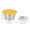 Reus ble Coffee C psule Cup Filter for Coffee M ker - St inless Steel Refill ble C psule Supply() view 2