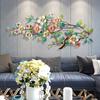 AMITVA 3D Luxury Home Metal Wall Decor, Creative Handmade Largeleaves Wall Hanging Art Sculpture, Luxury Gifts for Living Room Bedroom Kitchen Decoration(Size:130X55CM) view 1