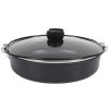 26.9CM J p nese Hot Pot luminium lloy Soup Pot S ucep n Multipurpose Non Stick Cooking P n with Lid, ide lfor Soups, Stews, nd S uces view 1