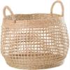 FSunKoFu Woven Storage Baskets/Laundry Hamper/Floor/Living Room/Blanket Comforter Holder/Toy Bin/with Handles for Blankets Round Storage Baskets for Organizing view 1