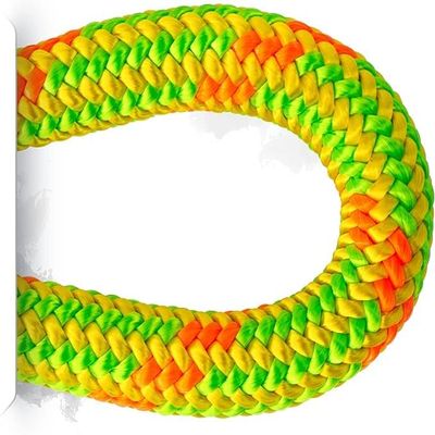Pelican Rope Arborist Rope 11.8mm x 120Ft, USA Made High-Strength 24-Strands Static Climbing Rope - 7,000 lb Strength for Tree Climbing, Pulling, Outdoors & Swing - Yellow, Plain End