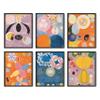 HAUS AND HUES Abstract Wall Art with Frame  Set of 6 Abstract Artist Prints, Modern Colorful Posters, Hilma af Klint Dcor (8x10, Black Frame) view 1