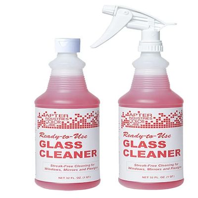 Apter Industries Ready-To-Use Glass Cleaner Ammonia-Free, 32oz. (Pack of 6)