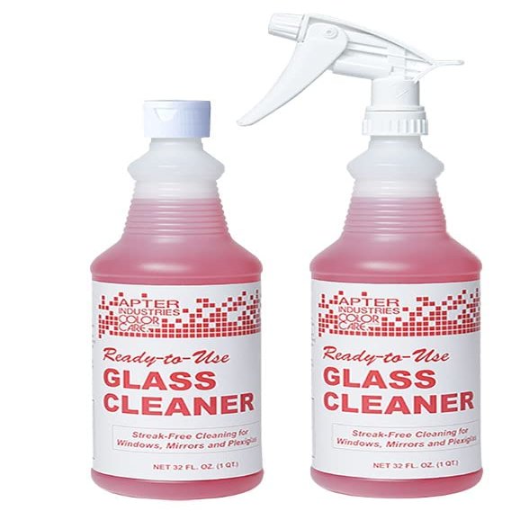 Apter Industries Ready-To-Use Glass Cleaner Ammonia-Free, 32oz. (Pack of 6)