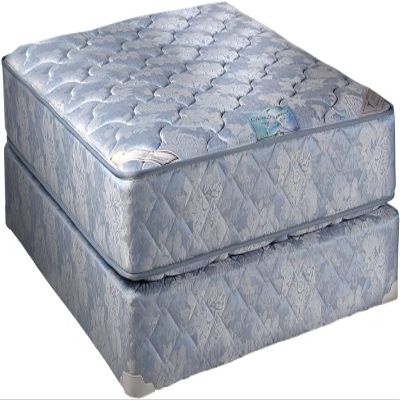 DS Solutions USA Chiro Premier 2-Sided (Blue Color) Queen Size Mattress Set with Mattress Cover Protector