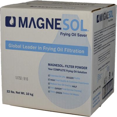 Magnesol Deep Fryer Oil Filter Powder, Deep Fryer Oil Saver, Helps Save Cooking Oil & Remove Impurities, Extends Oil Life, Frying Oil Purifier, Fry Oil Filtration by Dallas Group (1x 22 lb. Bulk Box)