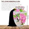 Aesthetic Hummingbird Cremation Urns - Handcrafted Funeral Decorative Urns for Adult Male and Female Ashes - 200lbs Burial Urns with Velvet Bag view 2