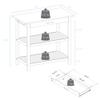 Casual Home Kitchen Island with Solid American Hardwood Top, Slate Gray, 40" W (373-932) view 3
