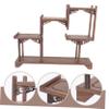 Yardenfun Antique Display Holders Wooden Curio Display Stand Elegant Home Decor for Display Items Material view 2