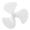 12/16 inch Plastic Fan Blade Household Table Fanner Accessories Three/Five Leaves Cooler Blades Replacement Ventilate Parts (Color : C 16 Inch White) view 1