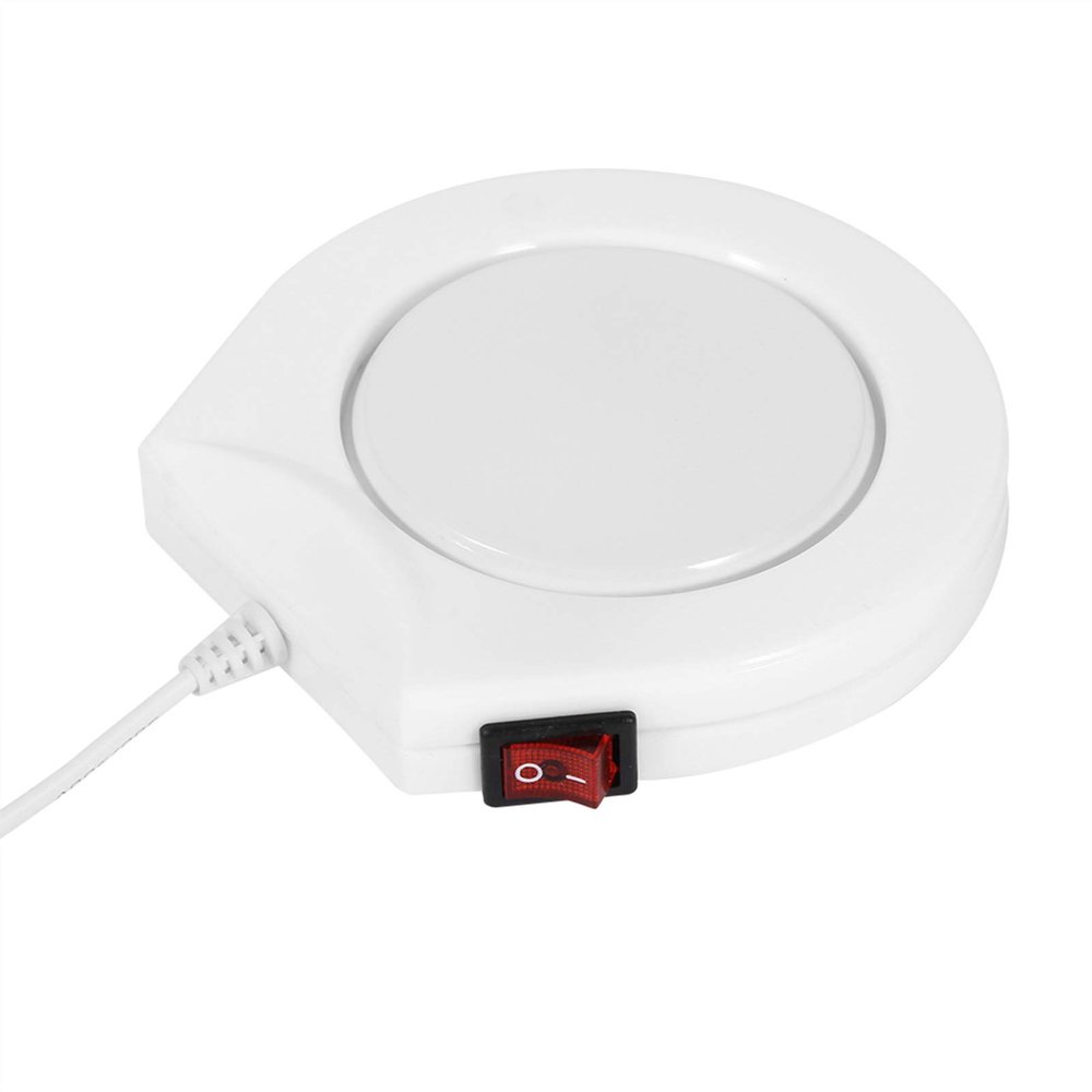 110hite Electric Powered Cup Warmer Heater Pad Coffee Tea Milk Mug Us Plug Coffee Warmer for Desk,Mug Warmer for Desk,Coffee Mug Hot Plate,Cup Heater,Cup Heater,Electric Mug War