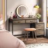 Tribesigns Computer Desk with 5 Drawers, Home Office Desks with Reversible Drawer Cabinet Printer Stand, Industrial PC Desk with Storage, Grey Study Writing Table Workstation for Small Spaces view 4