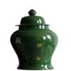 AMITVA Ceramic Vases Ginger Jar with Lid for Home Decor,Antique Temple Jar Vase Traditional Chinese Porcelain Dried Flower Vases Decoration for Living Room Table -High 37 cm view 1