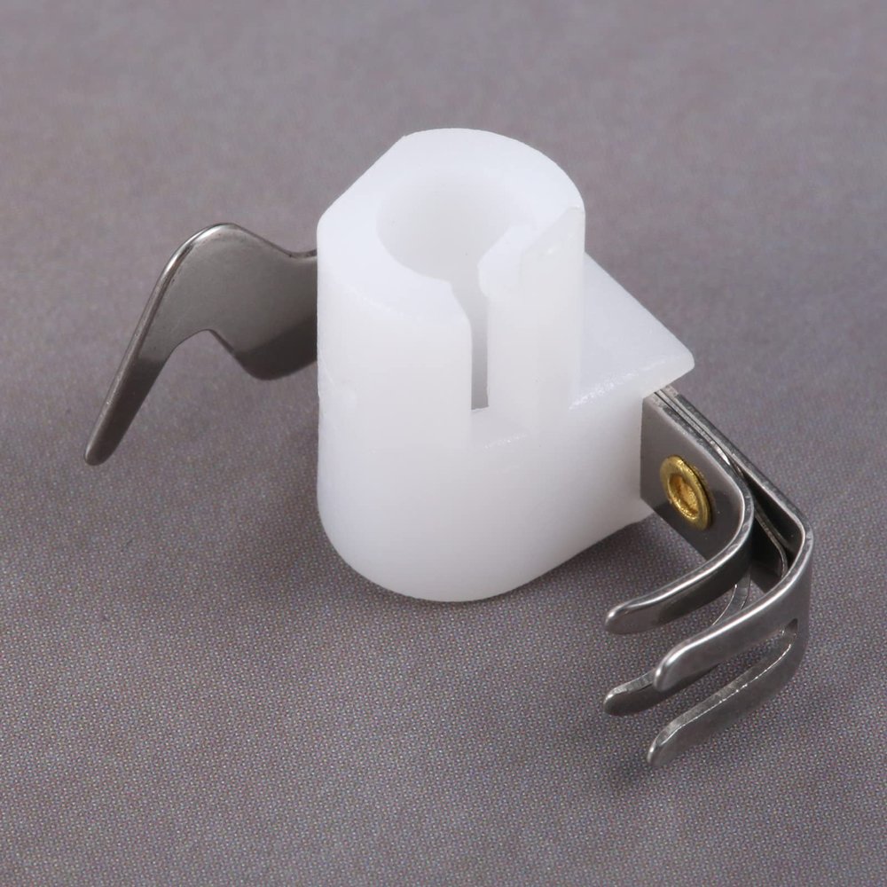Black/White Domestic Sewing Machine Needle Threader N101032 Compatible with Brother B373 B375 B376 B377 CE1100PRW CE4000 (Color : White)