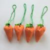 clinmday Easter Carrot Candy Bag,Large Capacity Double Drawcord Handheld Folding Carrot Candy Gift Storage Bags Festival Supply Carrot Set view 4