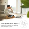 Zerodeko Record Holder Stand Modern Display Rack for Organized Albums Functional Desktop Storage for Use view 4