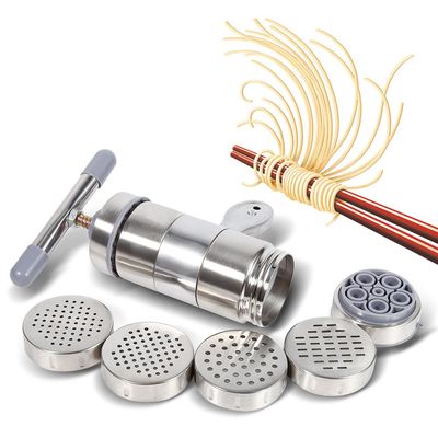 1Pc Portable Manual Operated Stainless Steel Pasta Maker Noddle Juicer Pressure Making,Electric Pasta Maker,Pasta Maker,Electric Pasta Maker,Noodle Makin