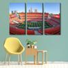 3 Panels Canvas Painting House Decoration Football Sports Stadium Wall Art USA Soccer Home Decor for Living Room Bedroom First Energy Stadium Poster Pictures Modern Office Wall Dcor (60"Wx40"H) view 2