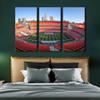 3 Panels Canvas Painting House Decoration Football Sports Stadium Wall Art USA Soccer Home Decor for Living Room Bedroom First Energy Stadium Poster Pictures Modern Office Wall Dcor (60"Wx40"H) view 4