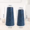 Bdor Ceramic Vase, Flower Vase Set of 2, Blue Vase for Room Decor, Modern Farmhouse Home DCor Accents, Living Room Decor, Book Shelf, Mantel and Minimalism Dining Coffee Table Decor. view 3