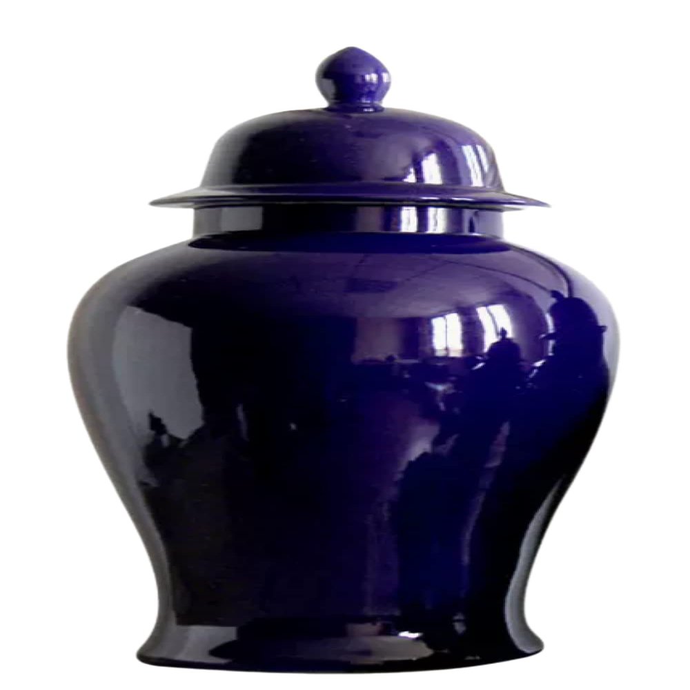 AMITVA Vases Traditional Oriental Style Ceramic Ginger Jar, Antique Ceramic, Storage Vase Flower Pot Office Bedroom Home Decorations -C High 60cm