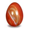 Banded Carnelian Crystal Egg ~48mm view 2