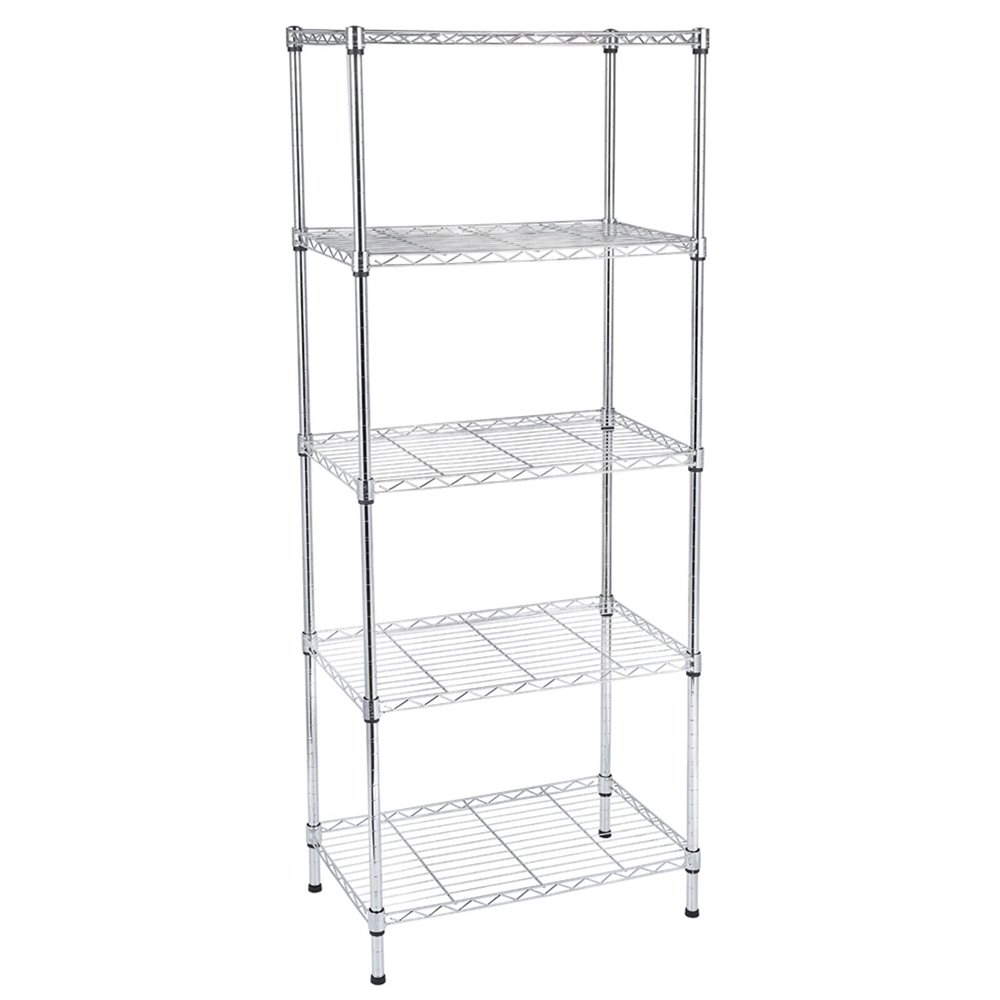 DDOY Storage Shelves Utility Shelf Heavy Duty Shelving Space Saver Metal Shelves Shelf Storage Wire Rack Shelving Metal Rack Utility Shelves for Storage