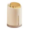 VALINK Automatic Toothpicks Dispenser Holder for Restaurant,Toothpicks Canister,Press Type Toothpicks Box Automatic Toothpicks Dispenser Large Capacity Toothpicks Holder White Gold view 1