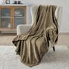 Bedsure GentleSoft Fleece Throw XL Blanket Camel - 300GSM Soft Lightweight Plush Cozy Blankets for Bed, Sofa, Couch, Travel, Camping, 50x70 inches view 1