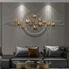 AMITVA 3D Large Metal Wall Art Decor, Wrought Iron Metal Wall Hangings, Bedroom Wall Hangings Above Bed Luxury Gifts for Living Room, Office, Study, Hotel,150 * 66Cm view 1