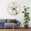 Minimalist Art Wall Clock Simple Modern Living Room Dining Room Clock Creative Home Fashion Light Luxury Decorative Clocks for Home Office School view 2