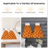 BOBOWUNY Halloween 2 Pcs Hanging Kitchen Hand Towels, Black Witch-Brew Broom Fall Horror Decor Super Soft Microfiber Tie Towels Aborbent Washcloth for Bathroom Oven Tea Bar view 4