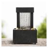 AFGZQ Minimalist Water Fountain Indoor Teahouse Desktop Ornament Flowing Water Waterfall Feng Shui Wealth Home Office Decoration Gifts view 1