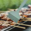 clinmday Barbeque Oil Brush,Heat Resistant Solid Color Long Handle Brush Oil Reusable Hanging Hole,Culinary Oil BBQ Sauce Butter Cooking Baking Brush Pink view 4