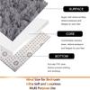 LKXHarleya Rainbow Flurry Round Rug Soft Warm Kid Room Plush Carpets for Living Room Bedroom Home Decor, 60x60cm view 4