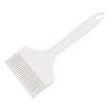 clinmday Barbeque Oil Brush,Heat Resistant Solid Color Long Handle Brush Oil Reusable Hanging Hole,Culinary Oil BBQ Sauce Butter Cooking Baking Brush White view 1
