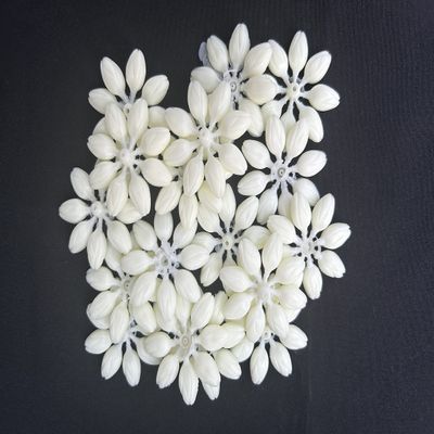 100 PCS Fake Gardenia Plastic Flower for Making Garland DIY