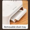 Adjustable Dish Drying Rack Holder, Plastic Drainboard Tray, No-Punching Dish Rack/Dish Drainer Storage Organizer for Kitchen Counter - Holds Plates,12 Clip view 3