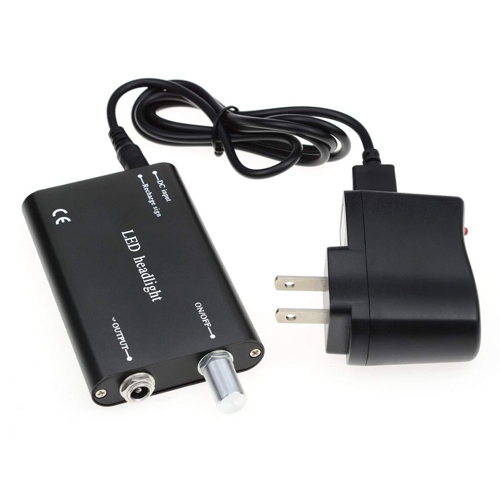 BONEW Battery Dedicated for Clip-Type Head Lamp Battery Portable Small Lightweight (Black)