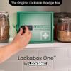 Lockabox One | Premium Medicine Lock Box | Medium Medication Lock Box With Code For Medicines, Vitamins & Supplements | External Size 12 x 8 x 6.6 inches (Medi Green) view 2