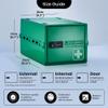Lockabox One | Premium Medicine Lock Box | Medium Medication Lock Box With Code For Medicines, Vitamins & Supplements | External Size 12 x 8 x 6.6 inches (Medi Green) view 4